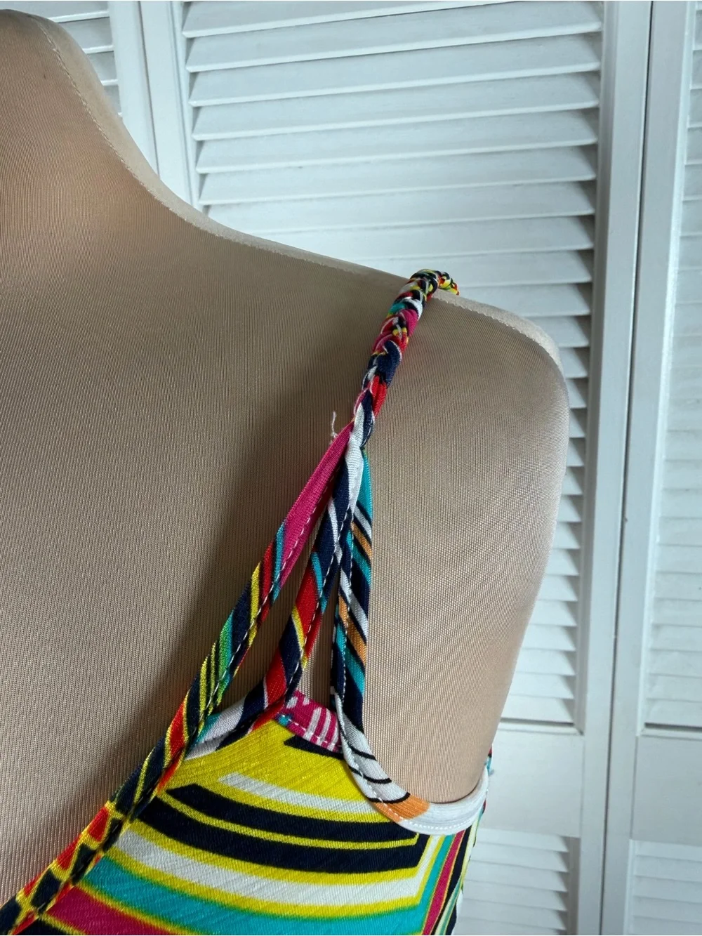 Givergate Geometric Print Maxi Dress Open Back Bodycon S